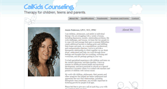 Desktop Screenshot of calkidscounseling.com
